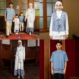 Lozy Syari - Linea Series Sarimbit (Family Set Dress, Koko, Ibu, Ayah, Anak Keluarga Koleksi Raya Lebaran 2026)