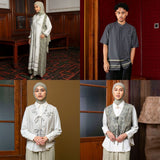 Lozy Syari - Linea Series Sarimbit (Family Set Dress, Koko, Ibu, Ayah, Anak Keluarga Koleksi Raya Lebaran 2026)