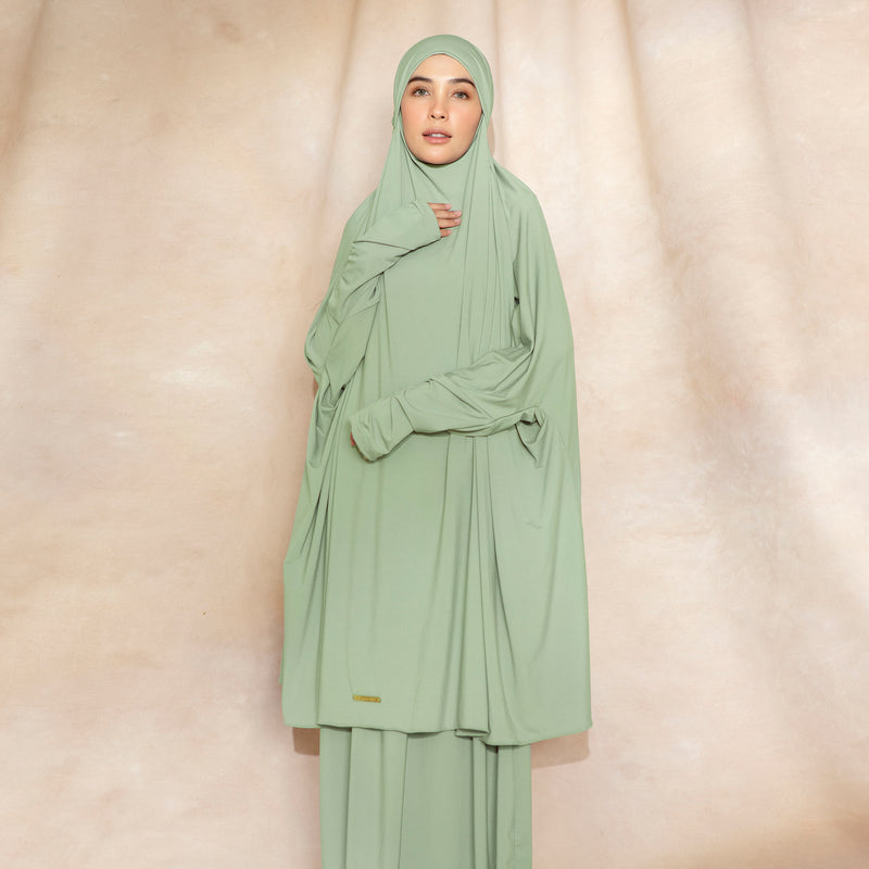 Shameera Prayer Set Series 2 in Matcha (Lozy x Hamidah)