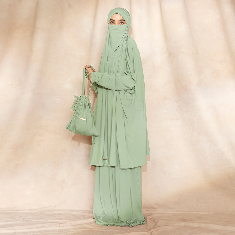 Shameera Prayer Set Series 2 in Matcha (Lozy x Hamidah)