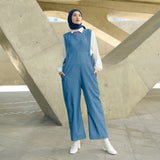 Jeane Denim Jumpsuit Sky Blue