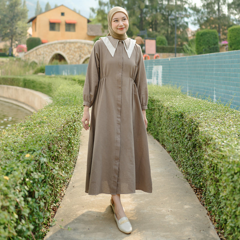 Calla Dress Soft Brown