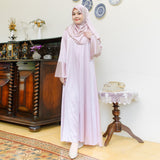 Latifa Abaya Silk Soft Pink