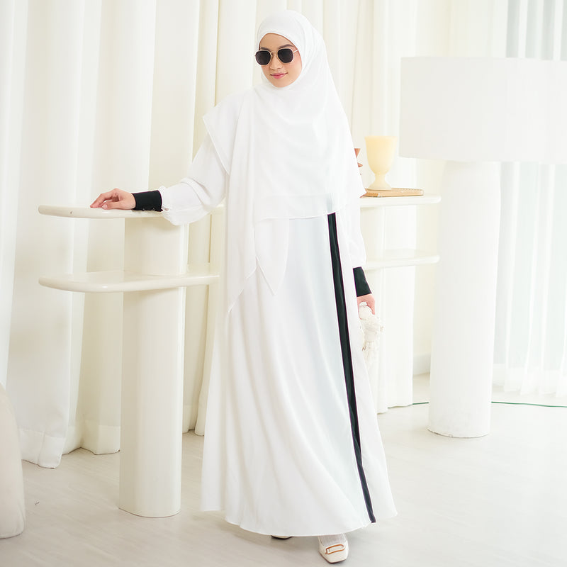 Pre Order Saraya Abaya Broken White