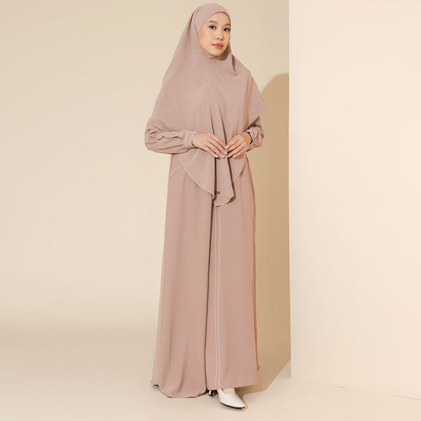 Pre Order Humaya Abaya Set Tan