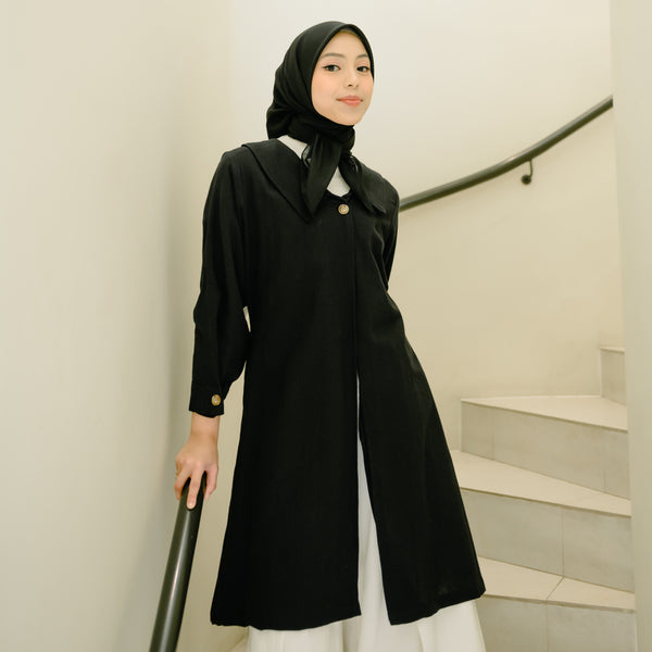 Minee Outer (Outer Linen) Black