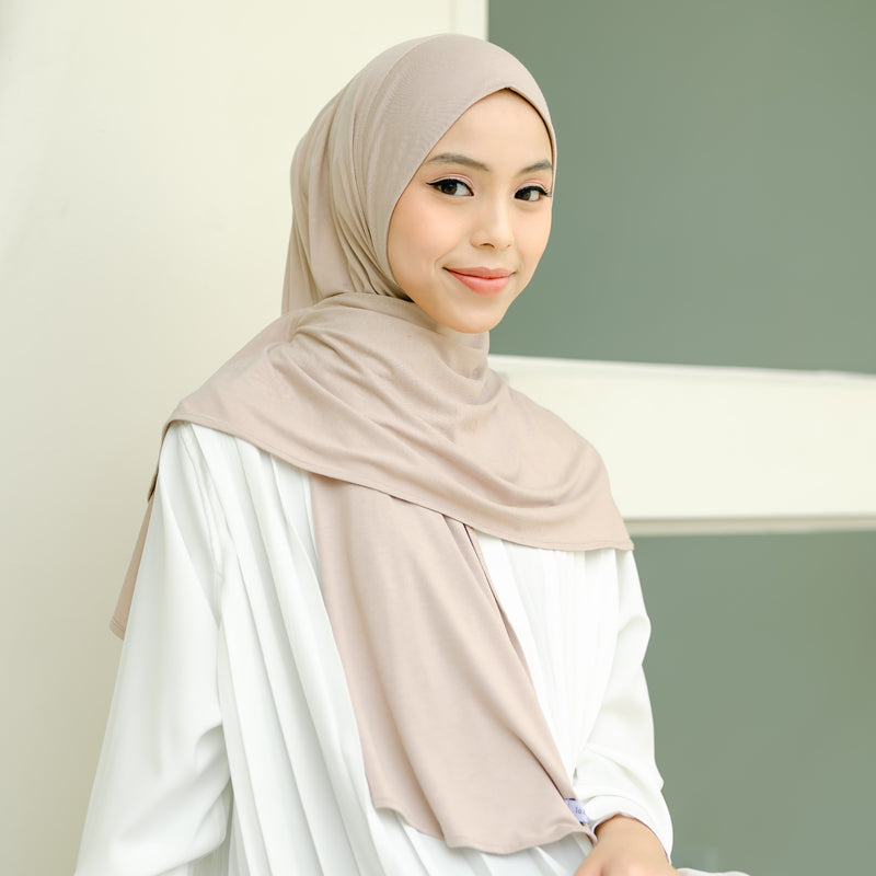 Taqira Instan (Hijab Instan Rayon) Khaki