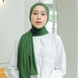 Tana Shawl (Pashmina Kaos Rayon) Green