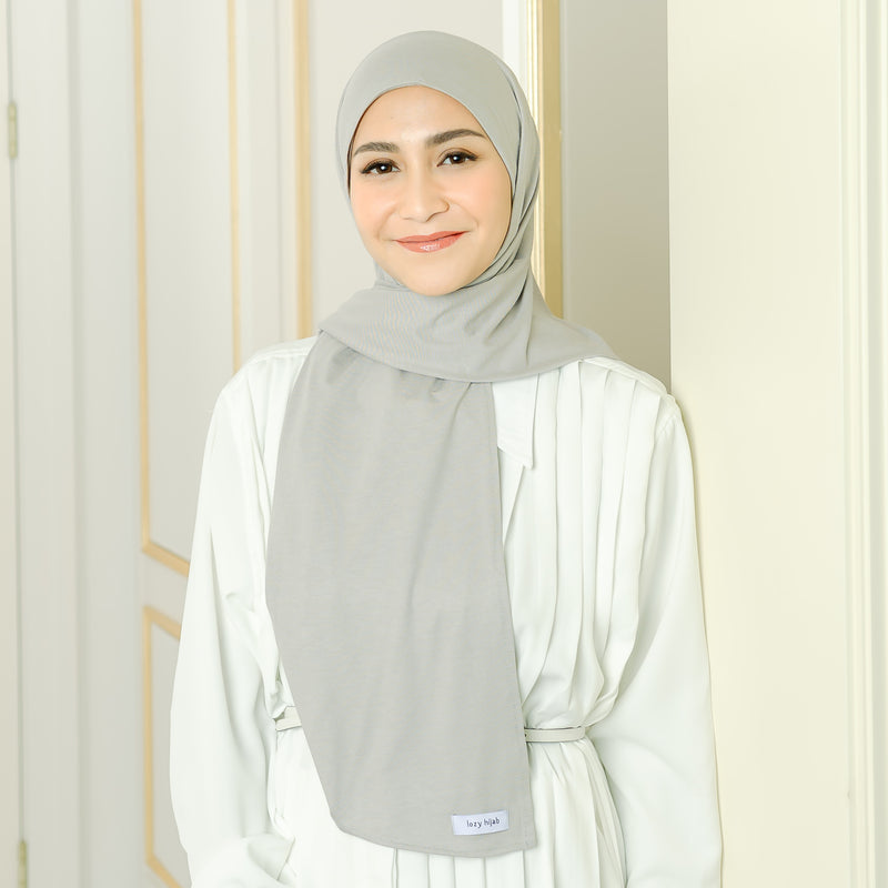 Taqira Instan (Hijab Instan Rayon) Light Grey