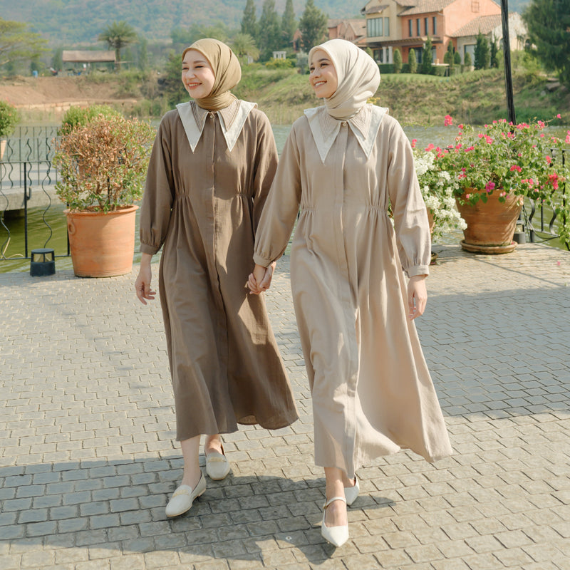 Calla Dress Soft Brown