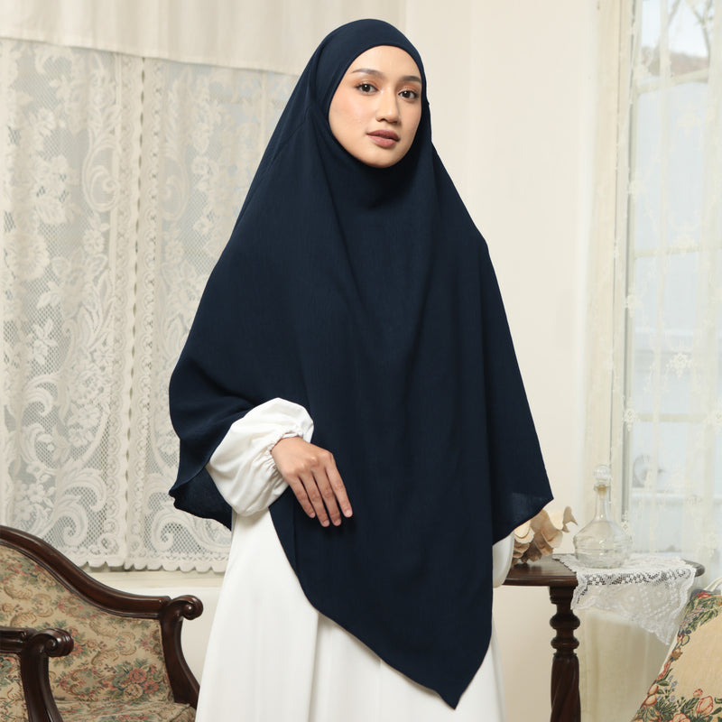 Nadira French Khimar Navy S-M