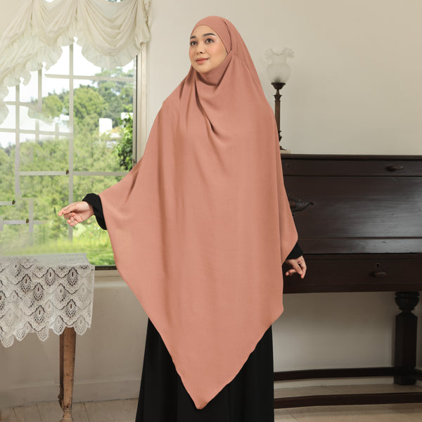 Nadira French Khimar Wheat L-XL