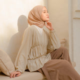 Kenura Blouse Nude Cream