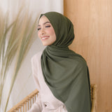 Bawal Shawl (Pashmina Ceruti Babydoll) Army