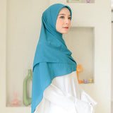 Detaa Square Syari (Hijab Segiempat Syari) Blue Tosca