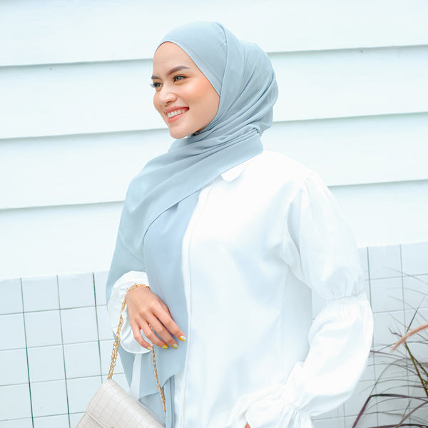 Bawal Shawl Blue Grey