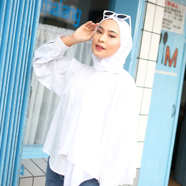 Bawal Shawl (Pashmina Ceruti Babydoll) White