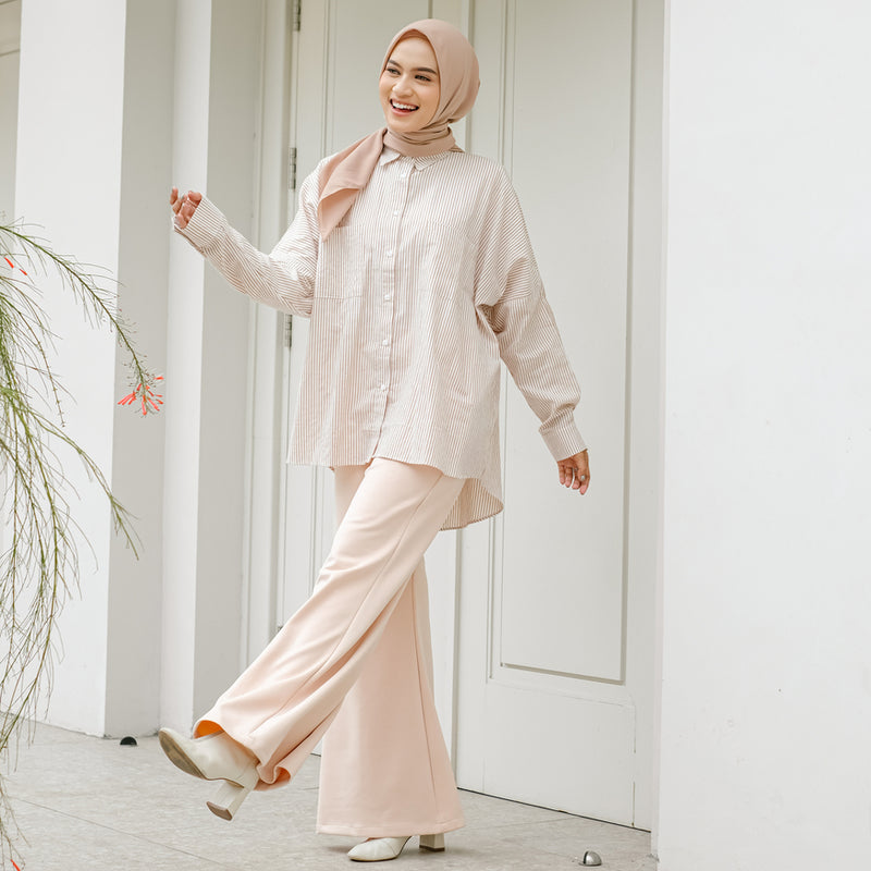 Cleo Pants Nude Cream