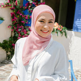 Seza Square (Hijab Paris Premium) Mauve Glow