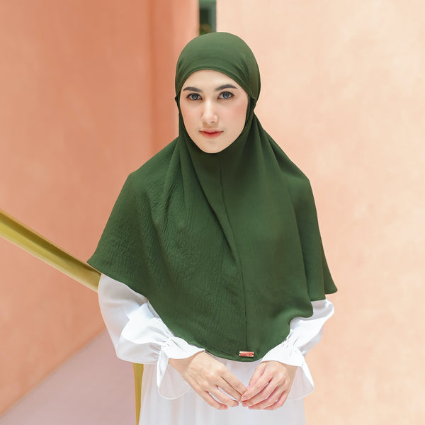 Biyya Instan (Bergo Crinkle) Green Bottle