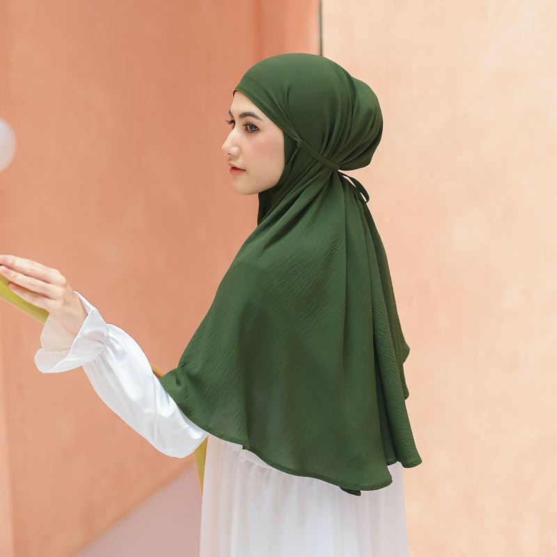 Biyya Instan (Bergo Crinkle) Green Bottle