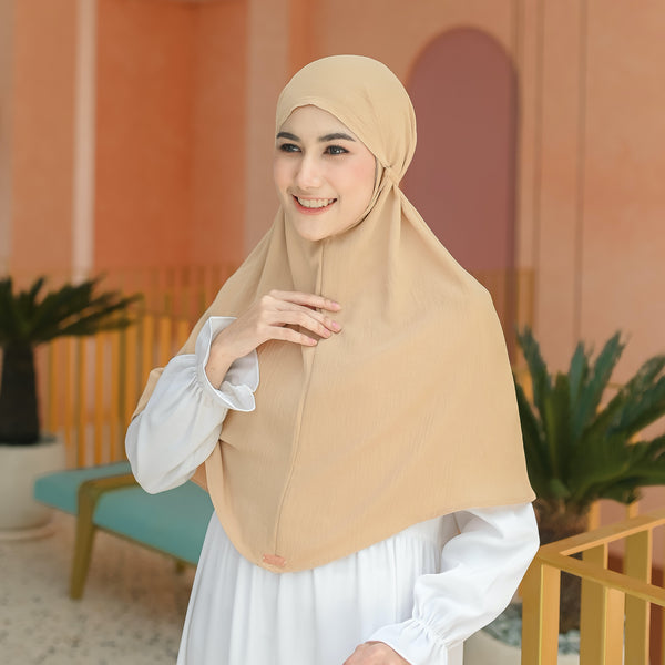 Biyya Instan (Bergo Crinkle) Creamy