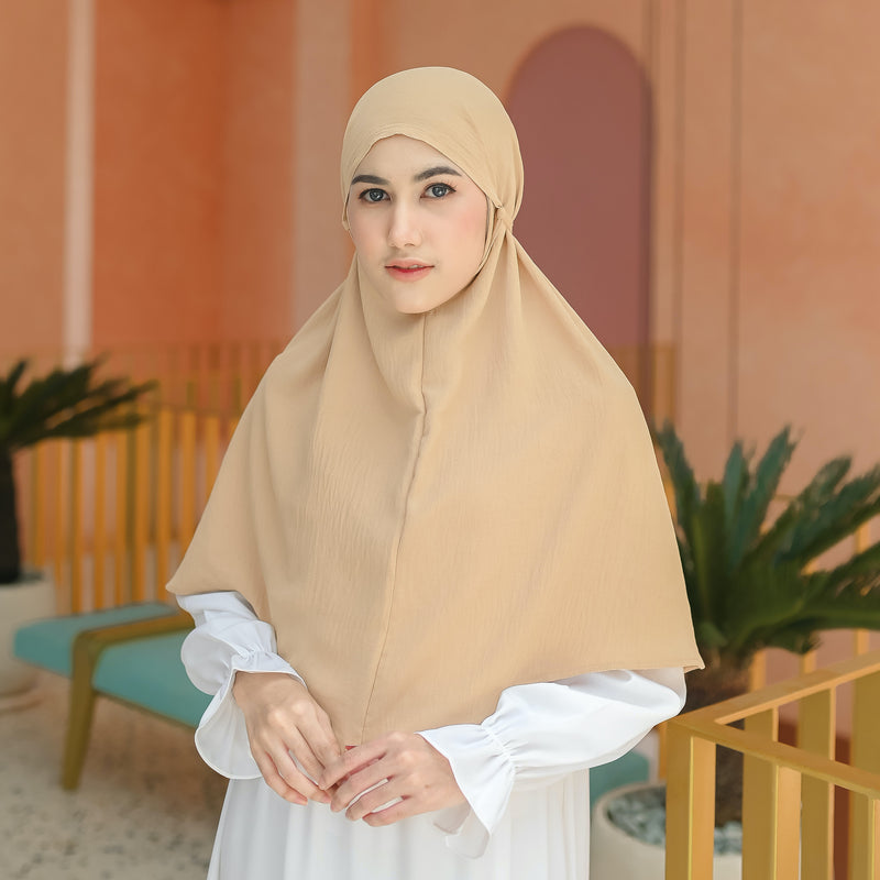 Biyya Instan (Bergo Crinkle) Creamy