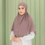 Biyya Instan (Bergo Crinkle) Soft Dusty Purple