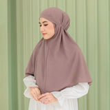 Biyya Instan (Bergo Crinkle) Soft Dusty Purple