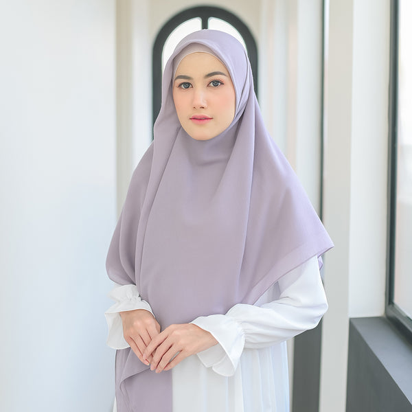 Mima Square Syari (Hijab Segiempat Syari) Dove Purple