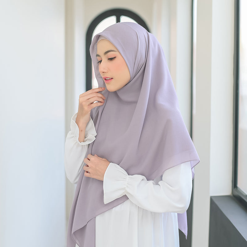 Mima Square Syari (Hijab Segiempat Syari) Dove Purple