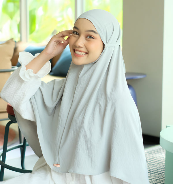 Biyya Instan Lasercut (Bergo Crinkle) Sage