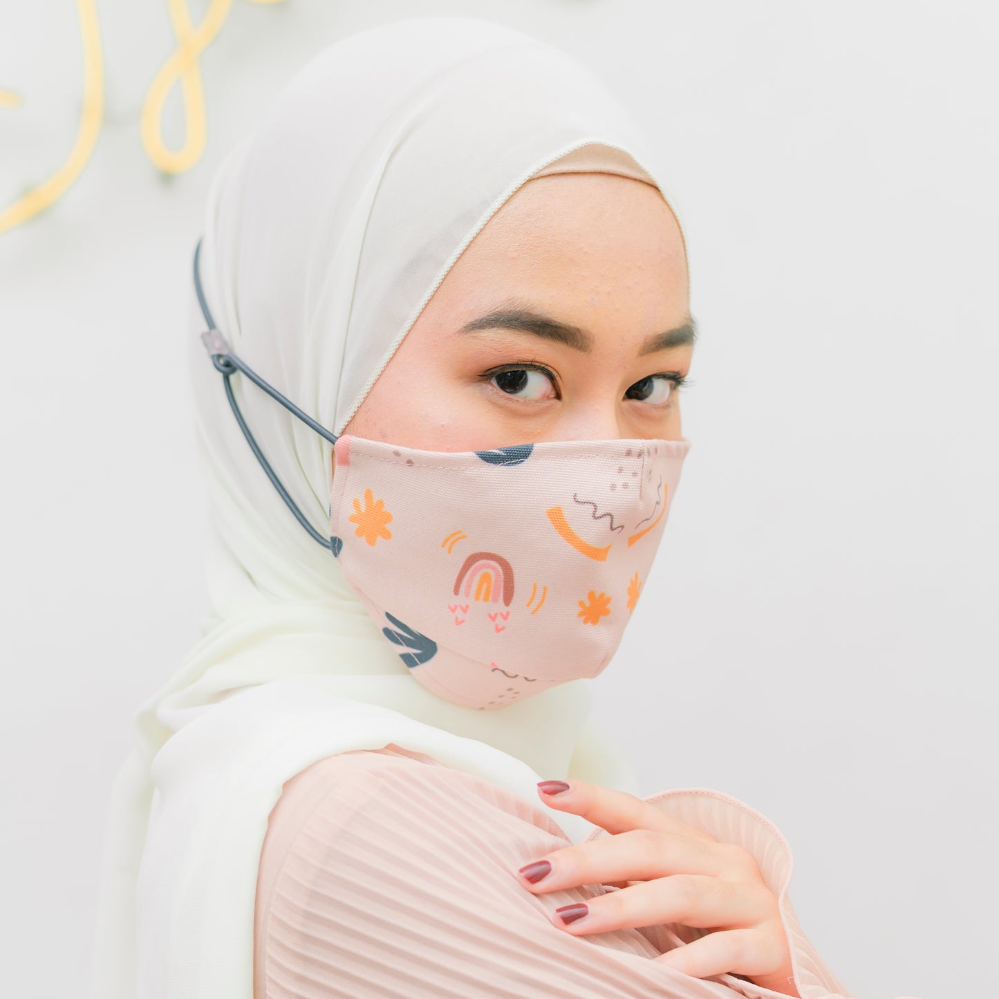 Headloop Mask Beige