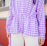 Claudia Top Shirt Lilac
