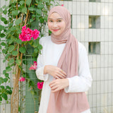 Embroidery Signature Shawl Pink Pastel