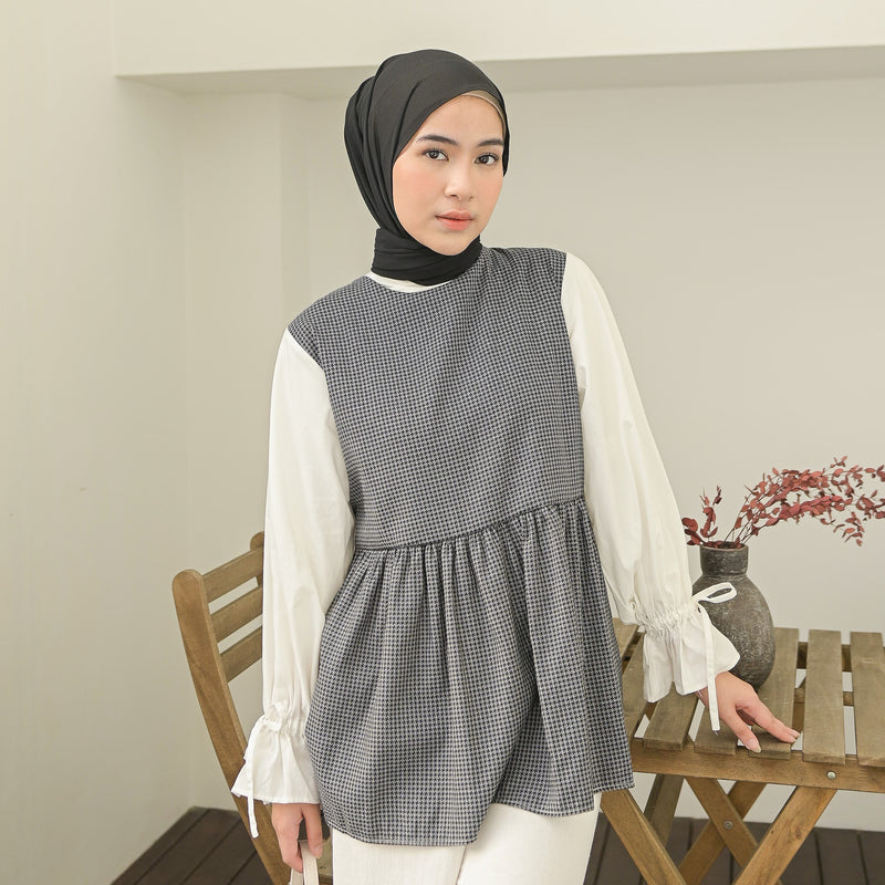 Twilly Blouse Black Chips