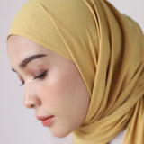 Numa Shawl (Pashmina Jersey) Light Mustard