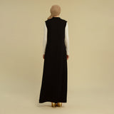 Inner Dress Tanpa Lengan Black