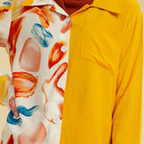 Naura Pajamas Kombinasi Watercolor Yellow