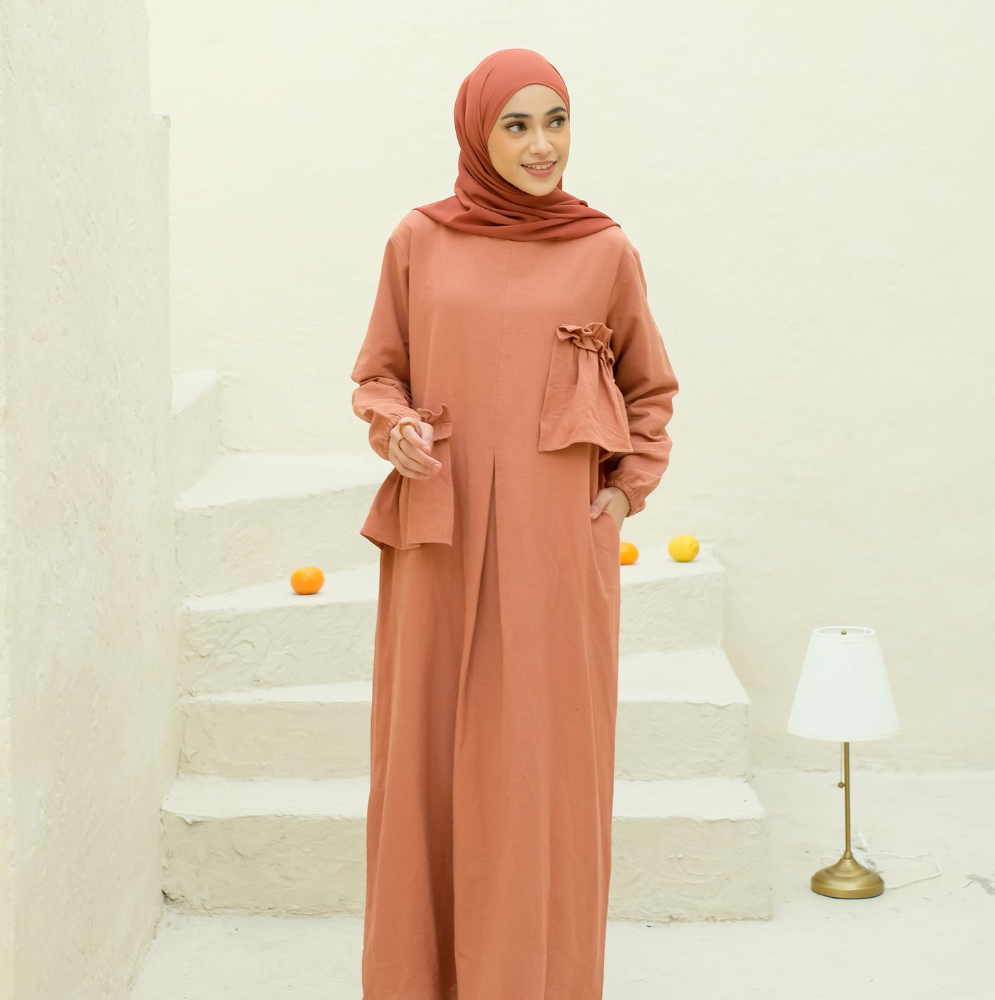 Rooma Dress Terracota