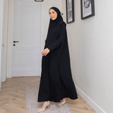 Hafsha Abaya Set Black
