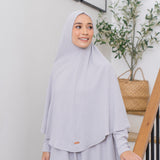 Safa Instan Syari Light Grey