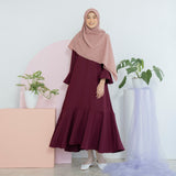 Athira Dress (Gamis Syari Wanita) Maroon