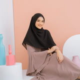 Mima Square Syari (Hijab Segiempat Syari) Black