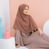 Mima Square Syari (Hijab Segiempat Syari) Brownie