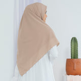 Detaa Square Syari (Hijab Segiempat Syari) Wheat