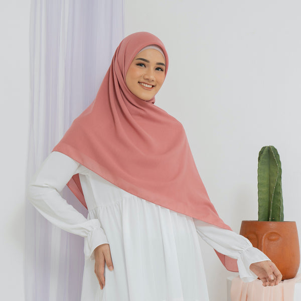 Mima Square Syari (Hijab Segiempat Syari) Old Tan