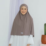 Nuha Instan (Bergo Jersey) Dark Grey