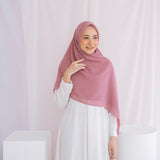 Mima Square Syari (Hijab Segiempat Syari) Purple Pink