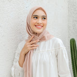 Haraa Voal (Segiempat Lasercut) Soft Beige